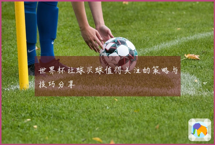 世界杯让球买球值得关注的策略与技巧分享